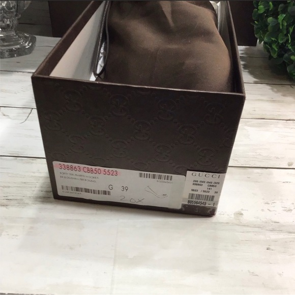 Gucci Suede Pretty Pink Flats size 39 - Picture 6 of 6